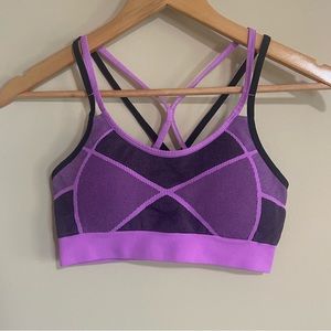C9 Champion Sports Bra with Criss-Cross Back and Removable Pads